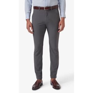 Mizzen Main Helmsman Slim Chino Pants Mens 32x32 Gray Stretch Tapered